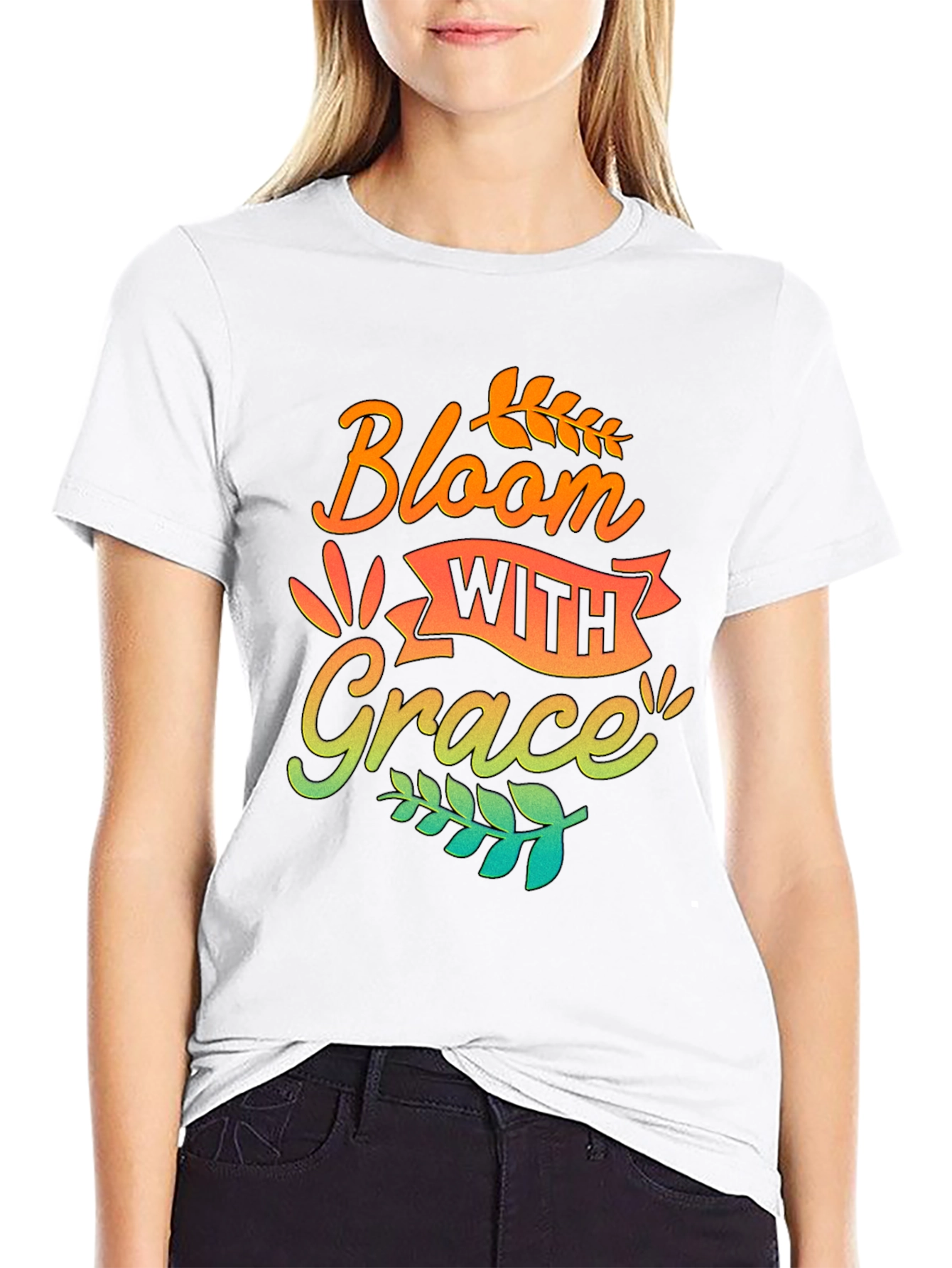Bloom With Grace Graphic Tee