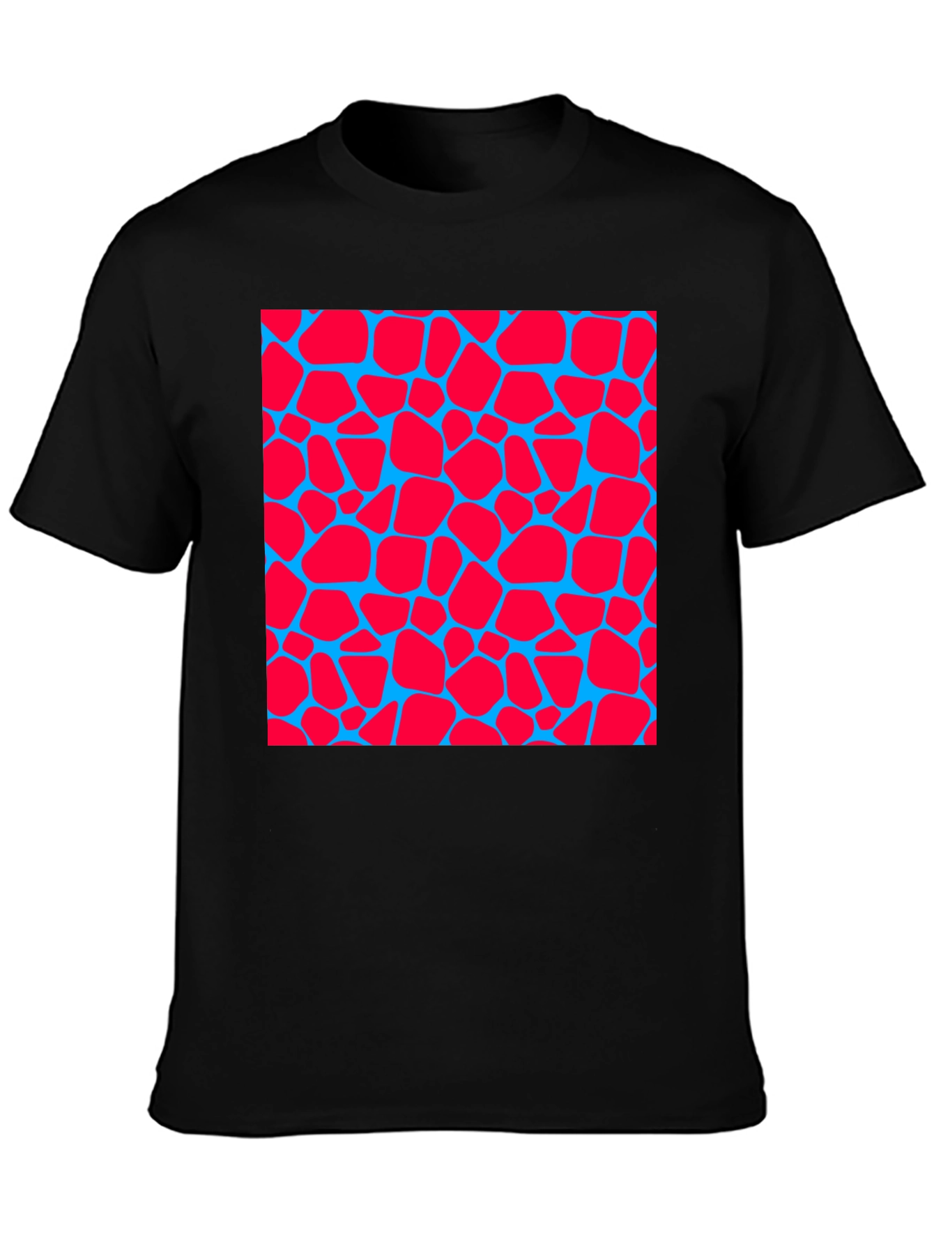 Bold Patterned Graphic Tee