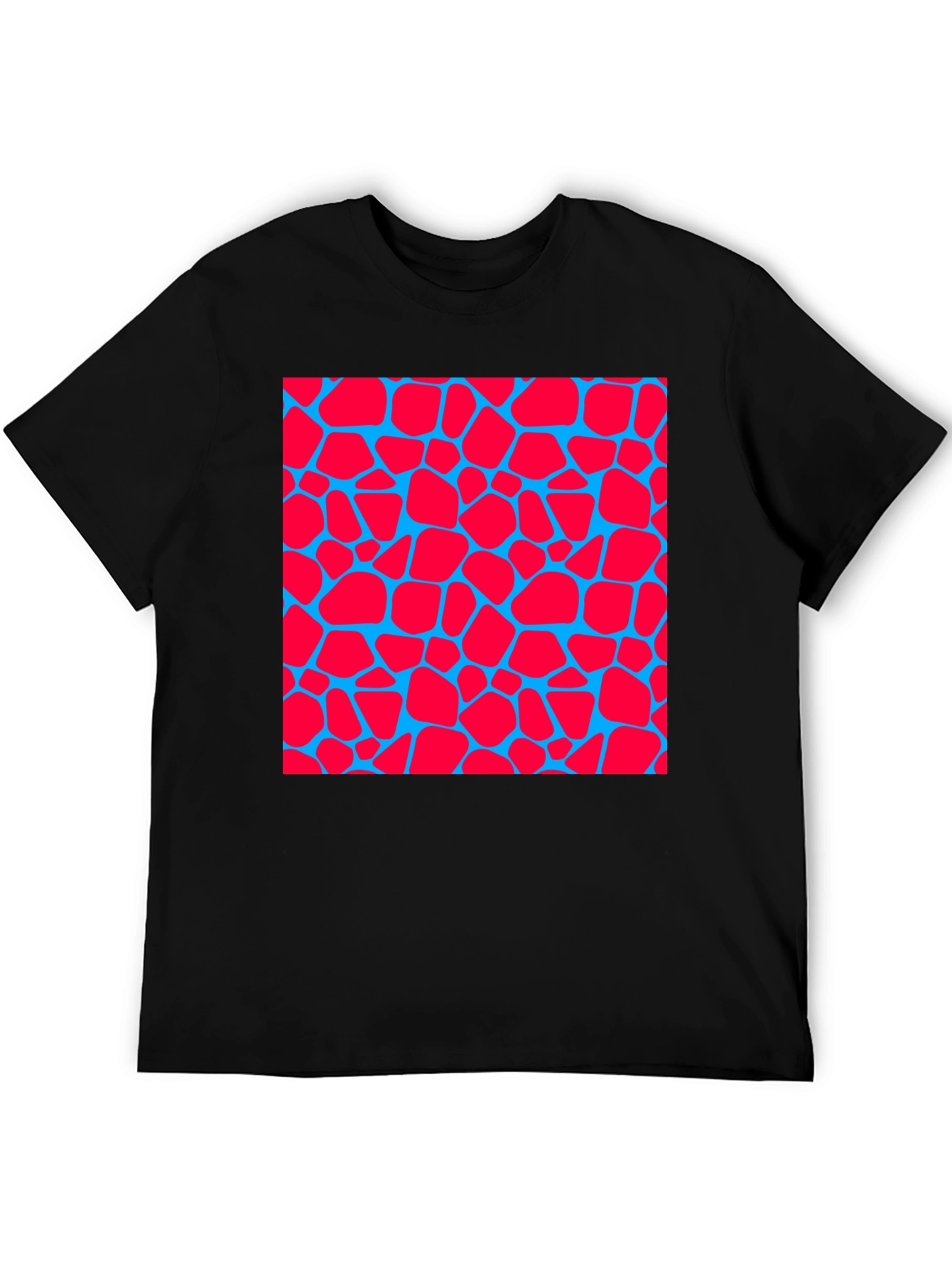 Bold Patterned Graphic Tee