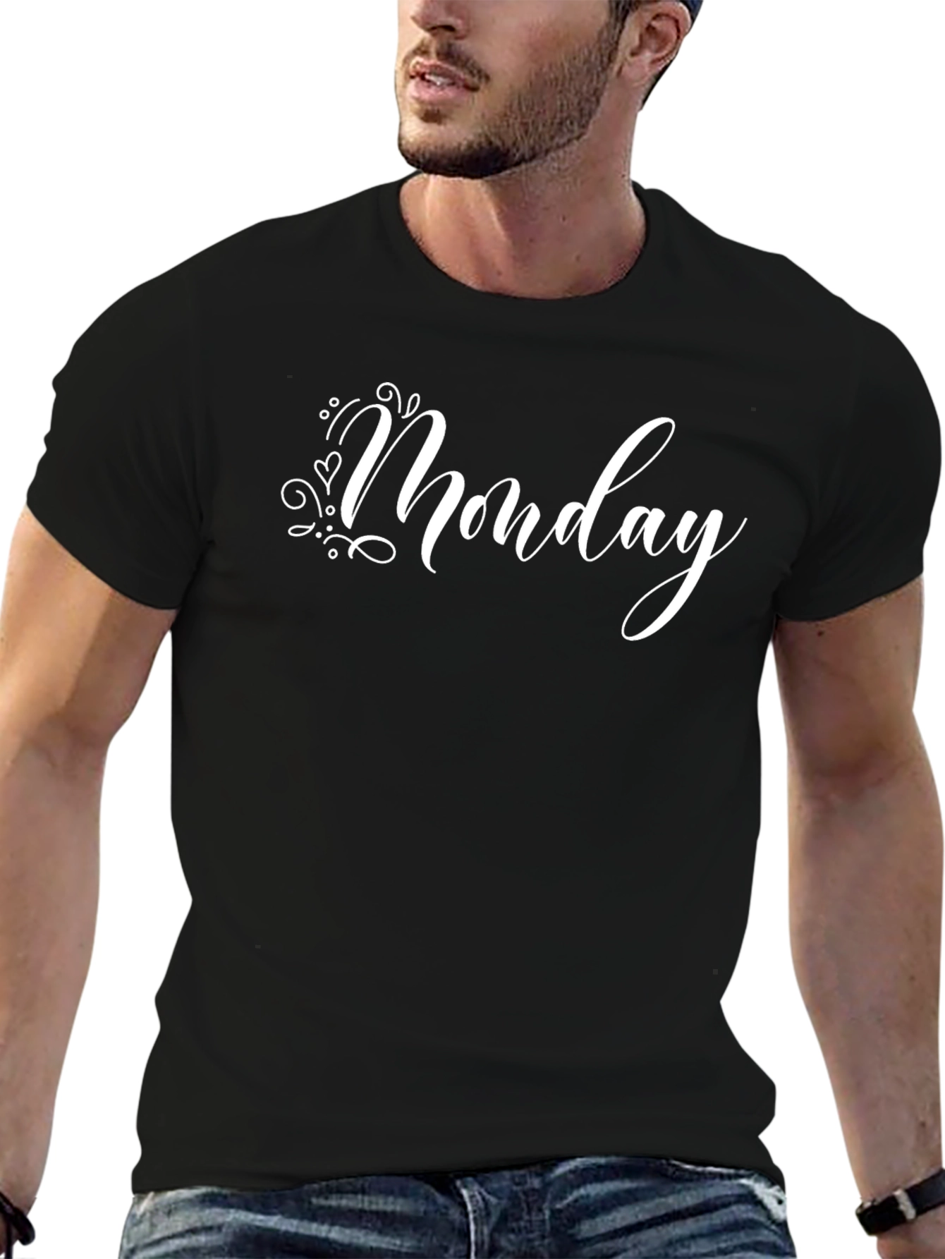 Monday Graphic Tee - Trendy Casual Shirt