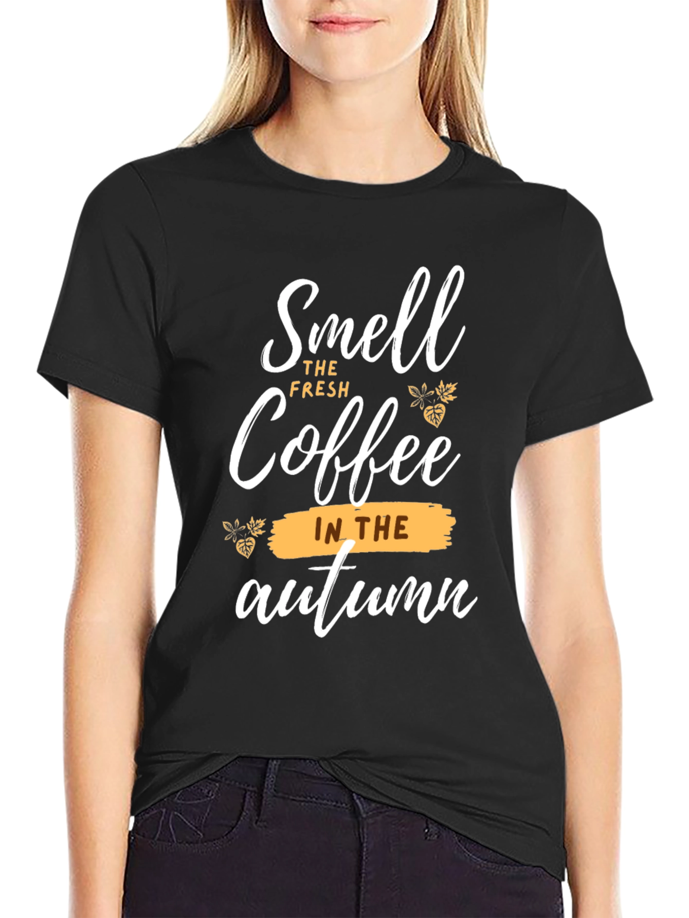 Smell the Coffee T-Shirt - Autumn Design