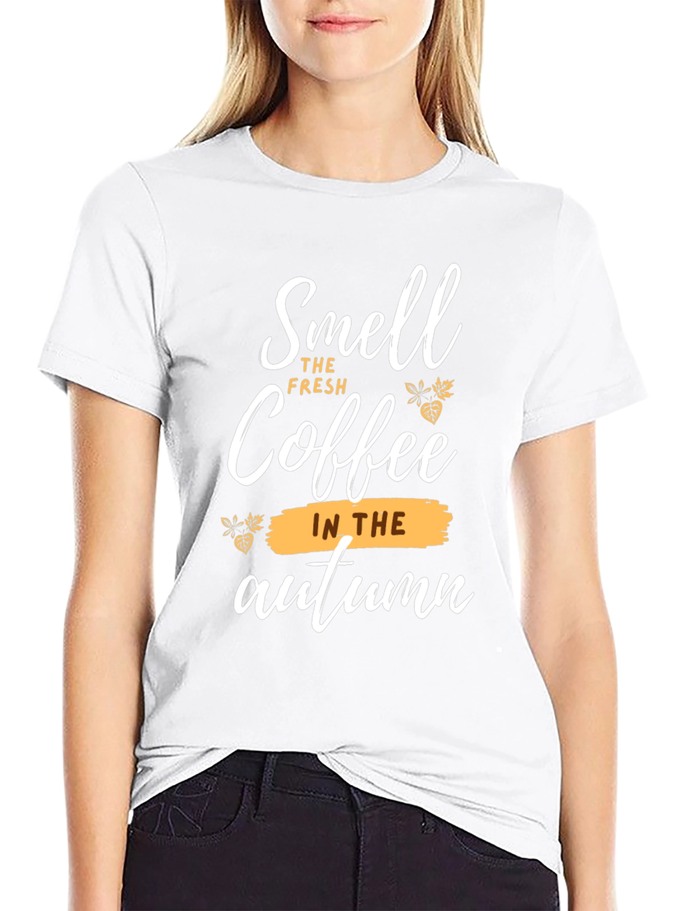 Smell the Coffee T-Shirt - Autumn Design