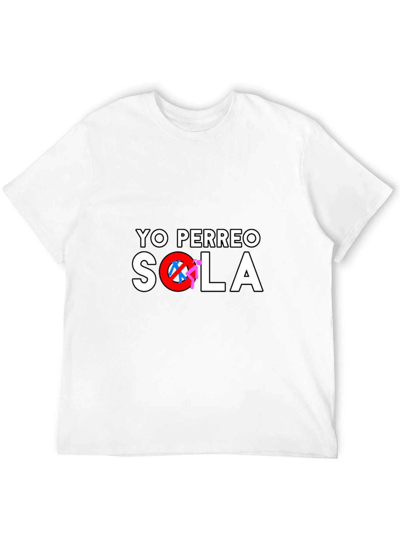 Yo Perreo Sola Graphic Tee - Trendy Black T-Shirt