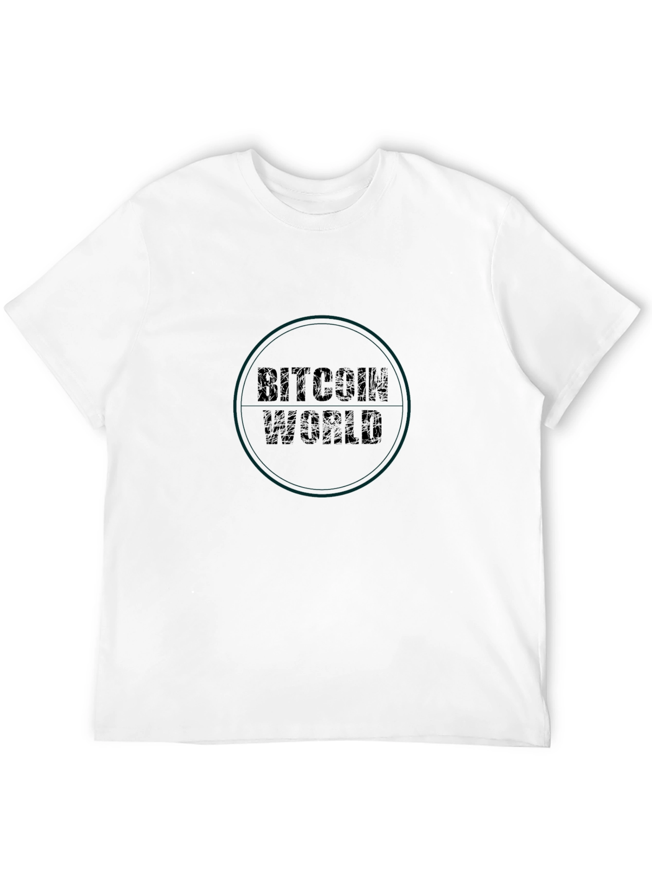 Bitcoin World Black Graphic Tee