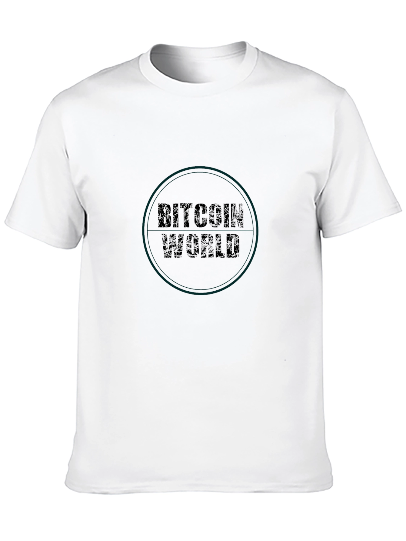 Bitcoin World Black Graphic Tee