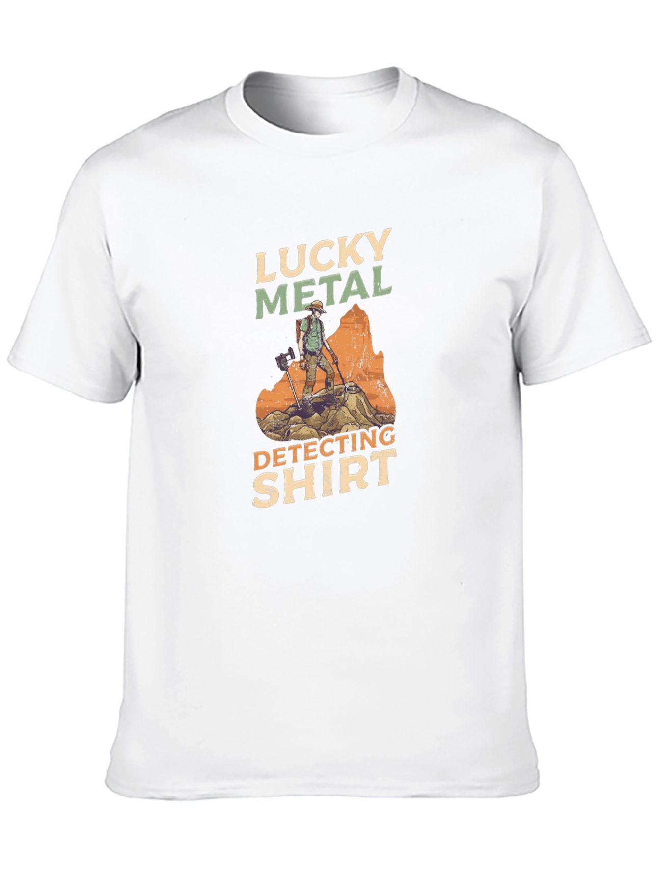 Lucky Metal Detecting Shirt - Black T-Shirt