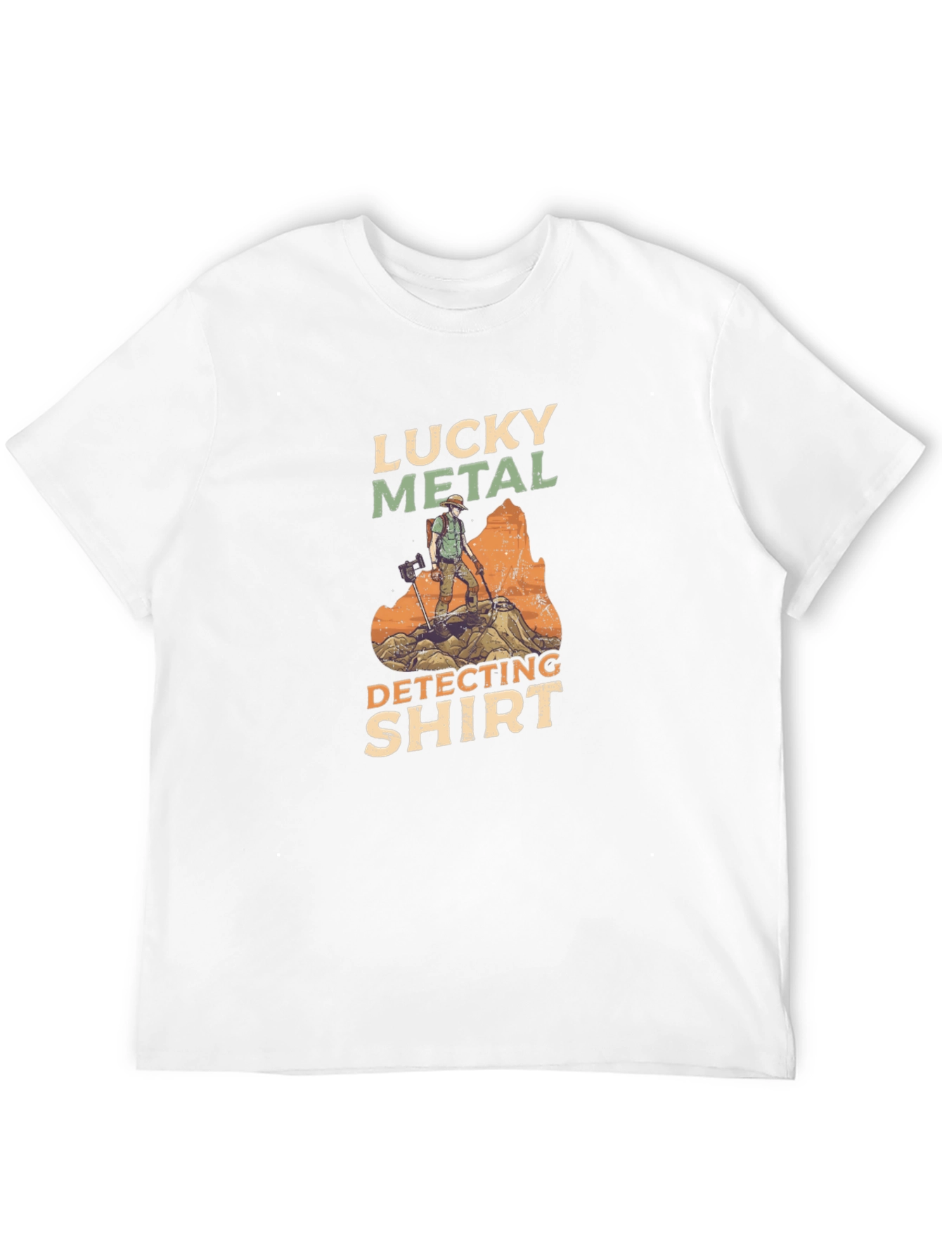Lucky Metal Detecting Shirt - Black T-Shirt