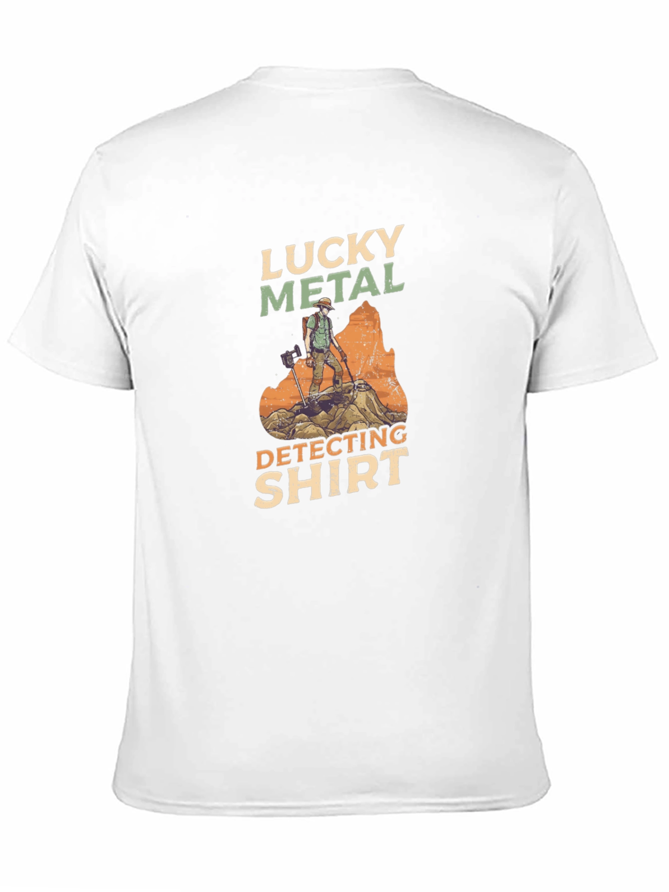 Lucky Metal Detecting Shirt - Black T-Shirt