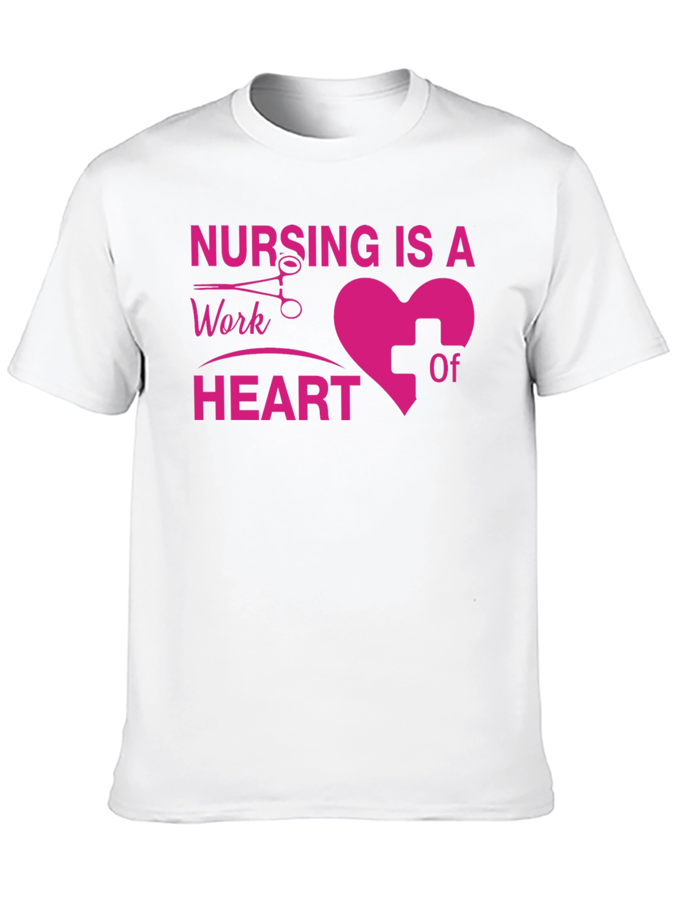 Nursing Is A Work Of Heart T-Shirt
