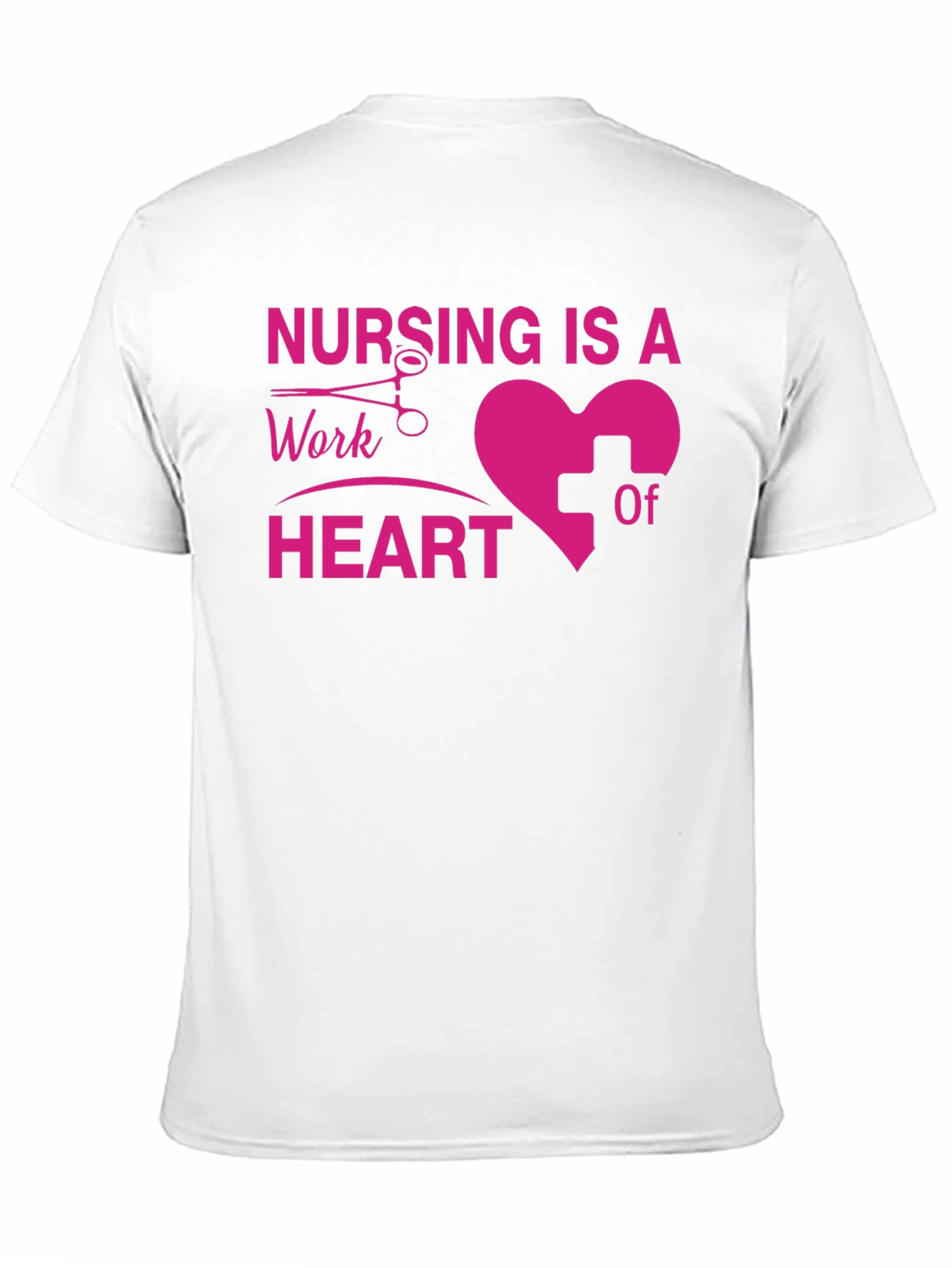 Nursing Is A Work Of Heart T-Shirt