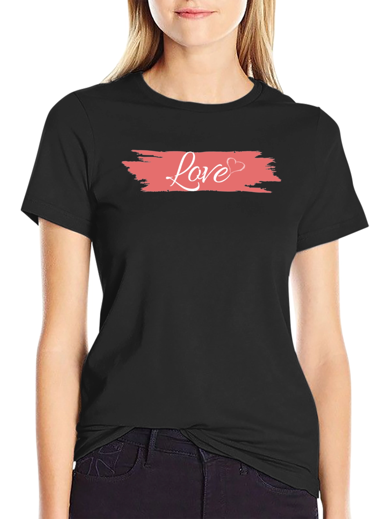 Love Graphic Black T-Shirt