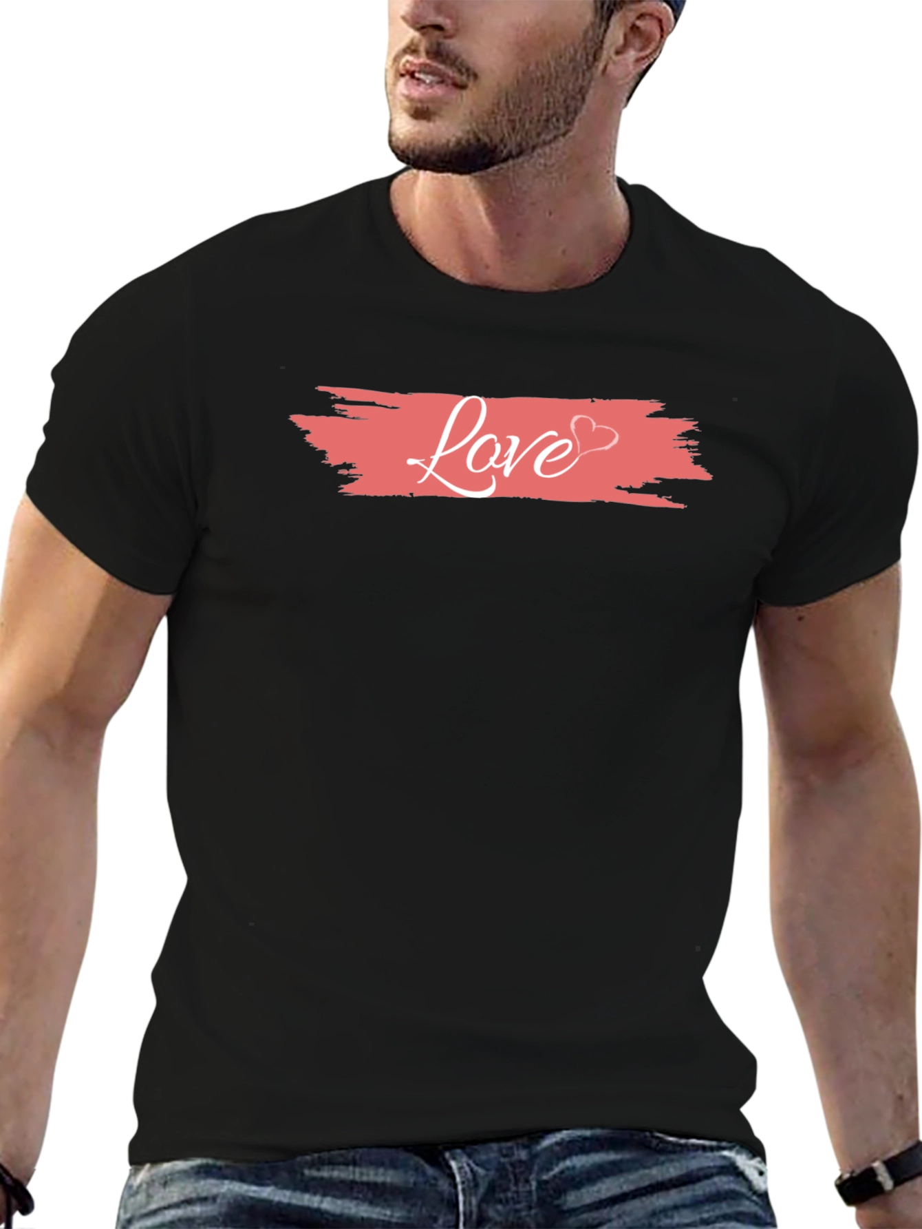 Love Graphic Black T-Shirt