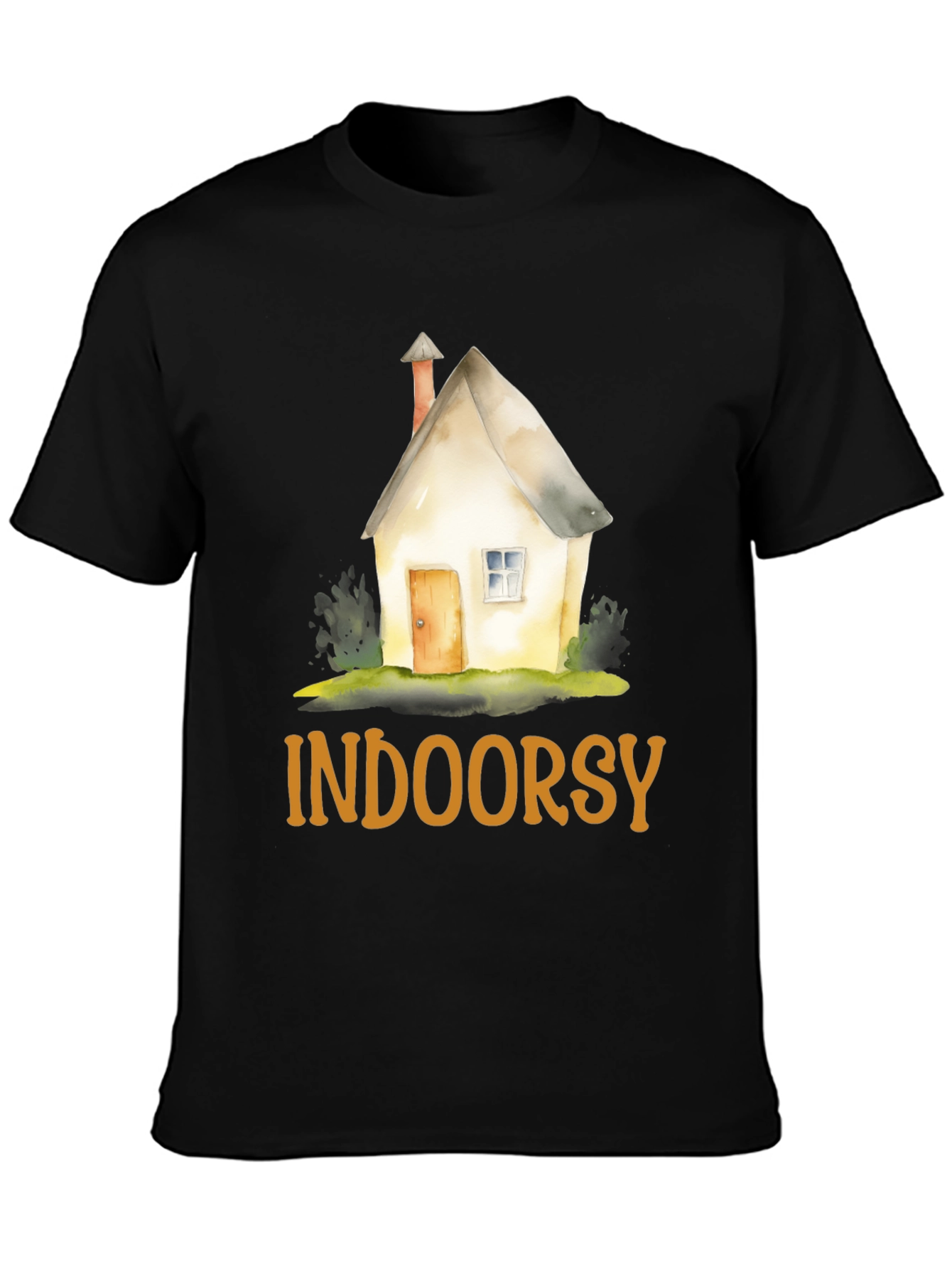 Indoorsy Graphic T-Shirt - Cozy Homebody Style