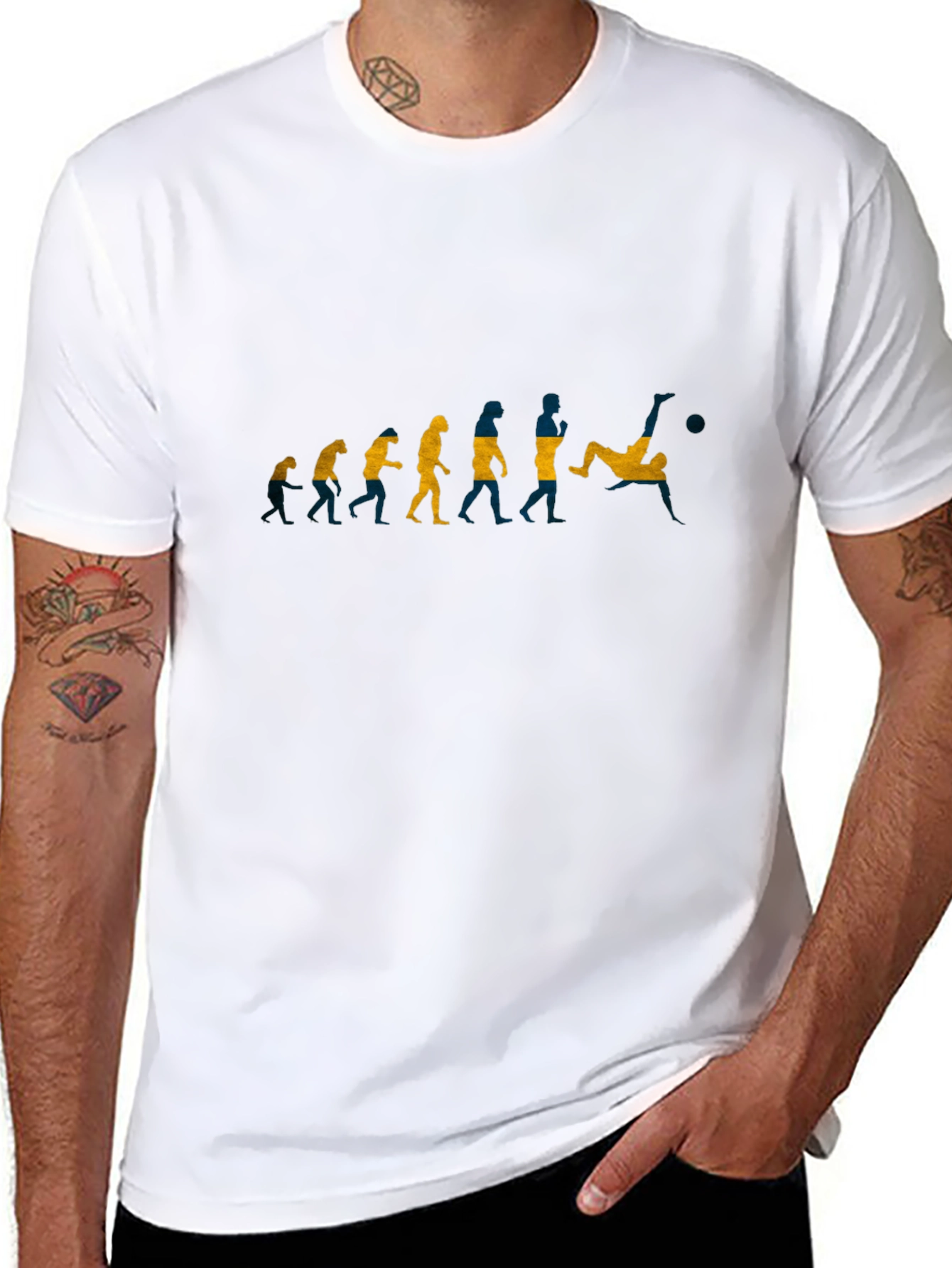 Evolution of Soccer T-Shirt