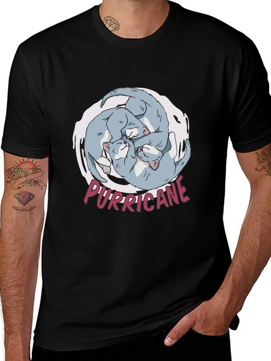 Purricane Cat T-Shirt - Hilarious Kitten Design