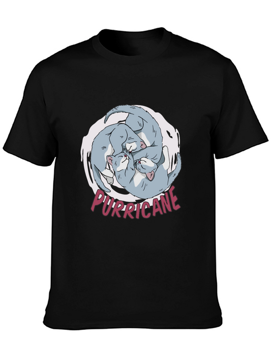 Purricane Cat T-Shirt - Hilarious Kitten Design