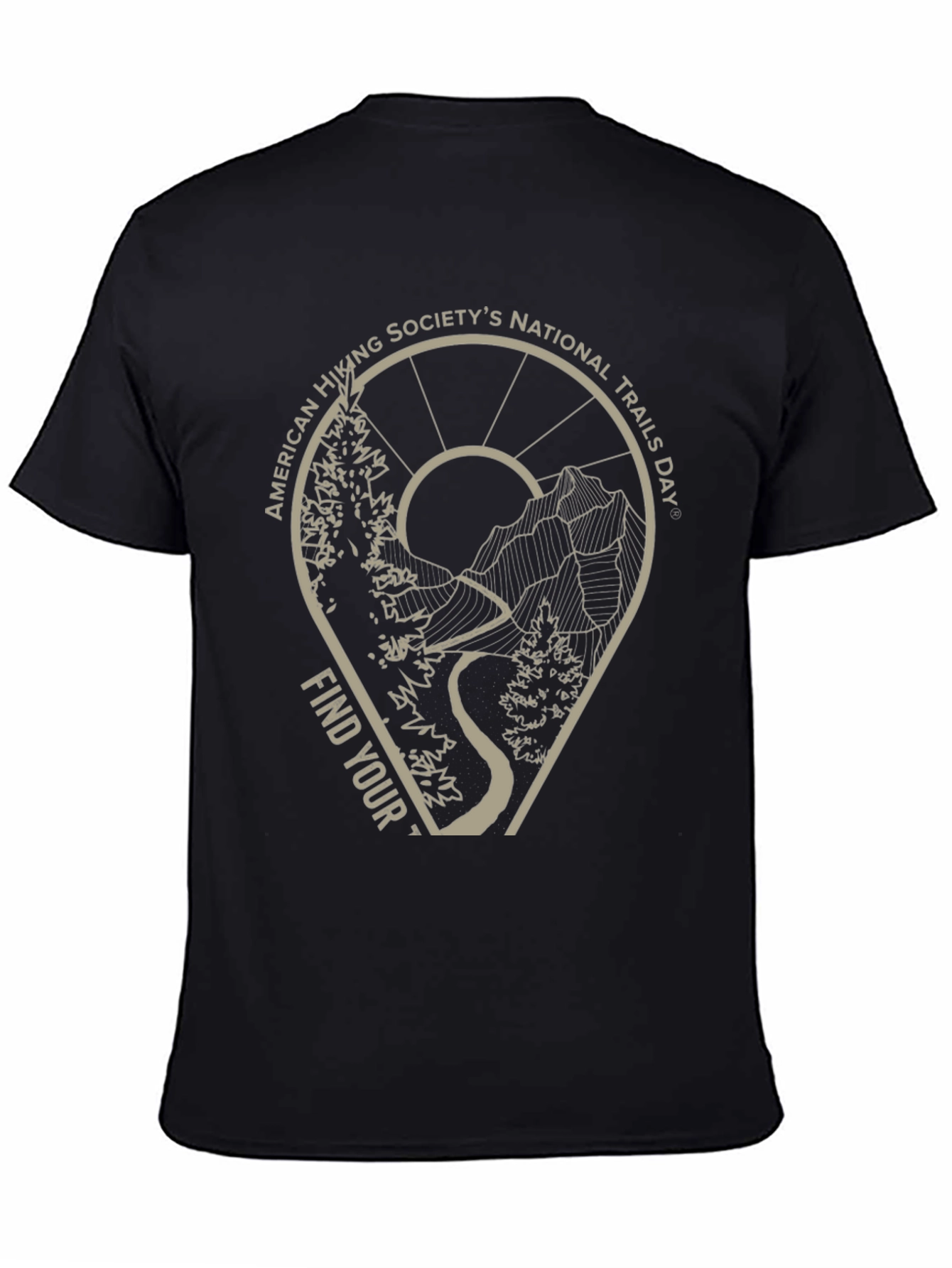 Hiking Trails Day T-Shirt - Find Your Trail