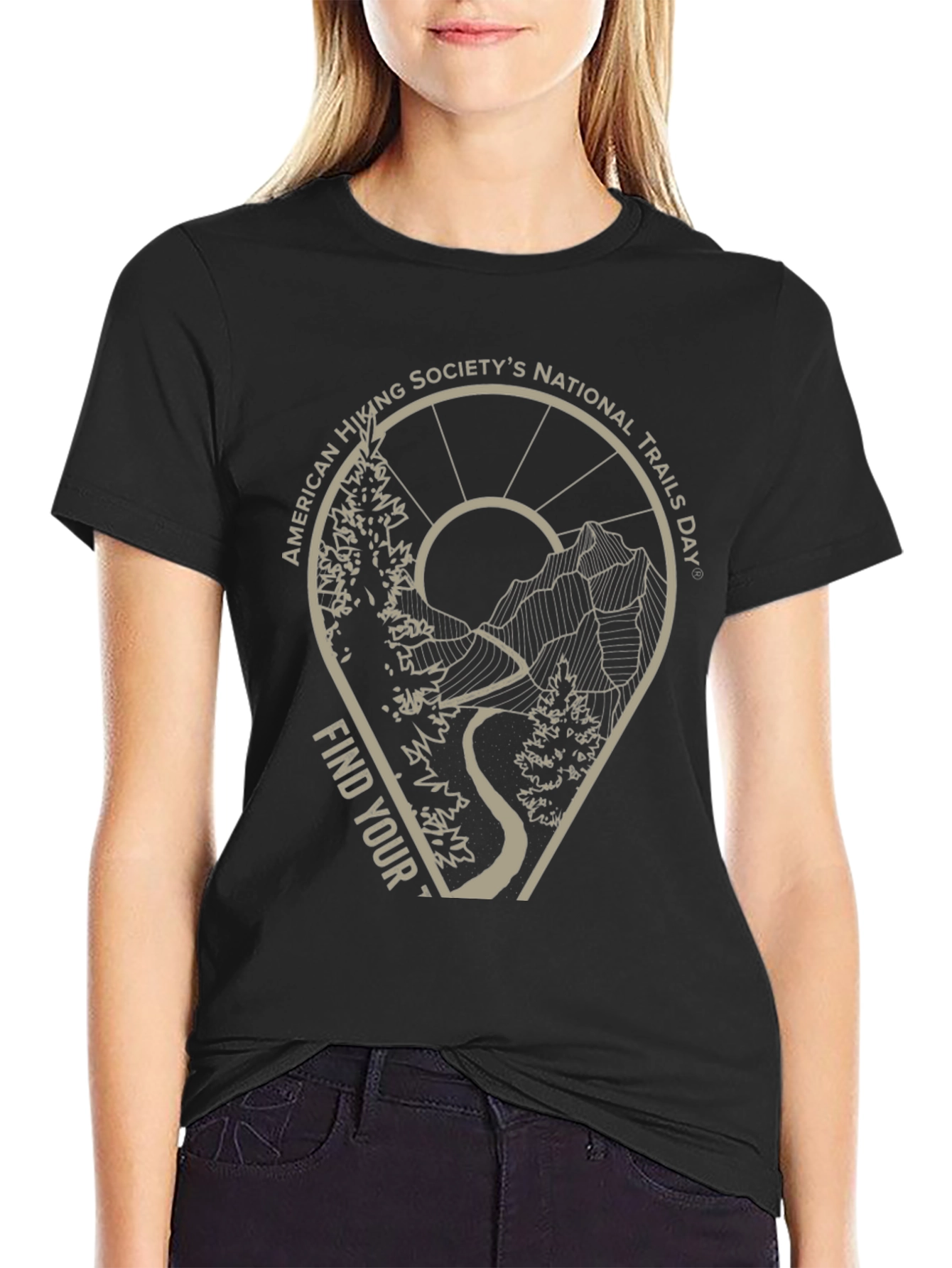 Hiking Trails Day T-Shirt - Find Your Trail
