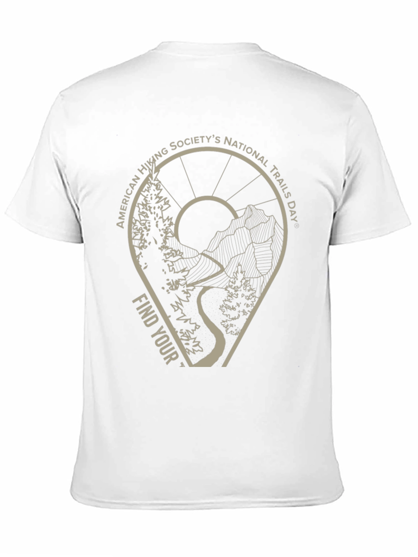 Hiking Trails Day T-Shirt - Find Your Trail