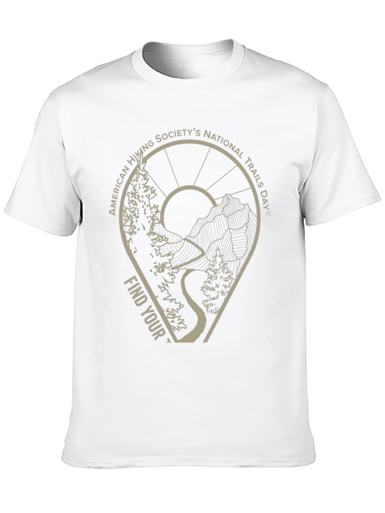 Hiking Trails Day T-Shirt - Find Your Trail