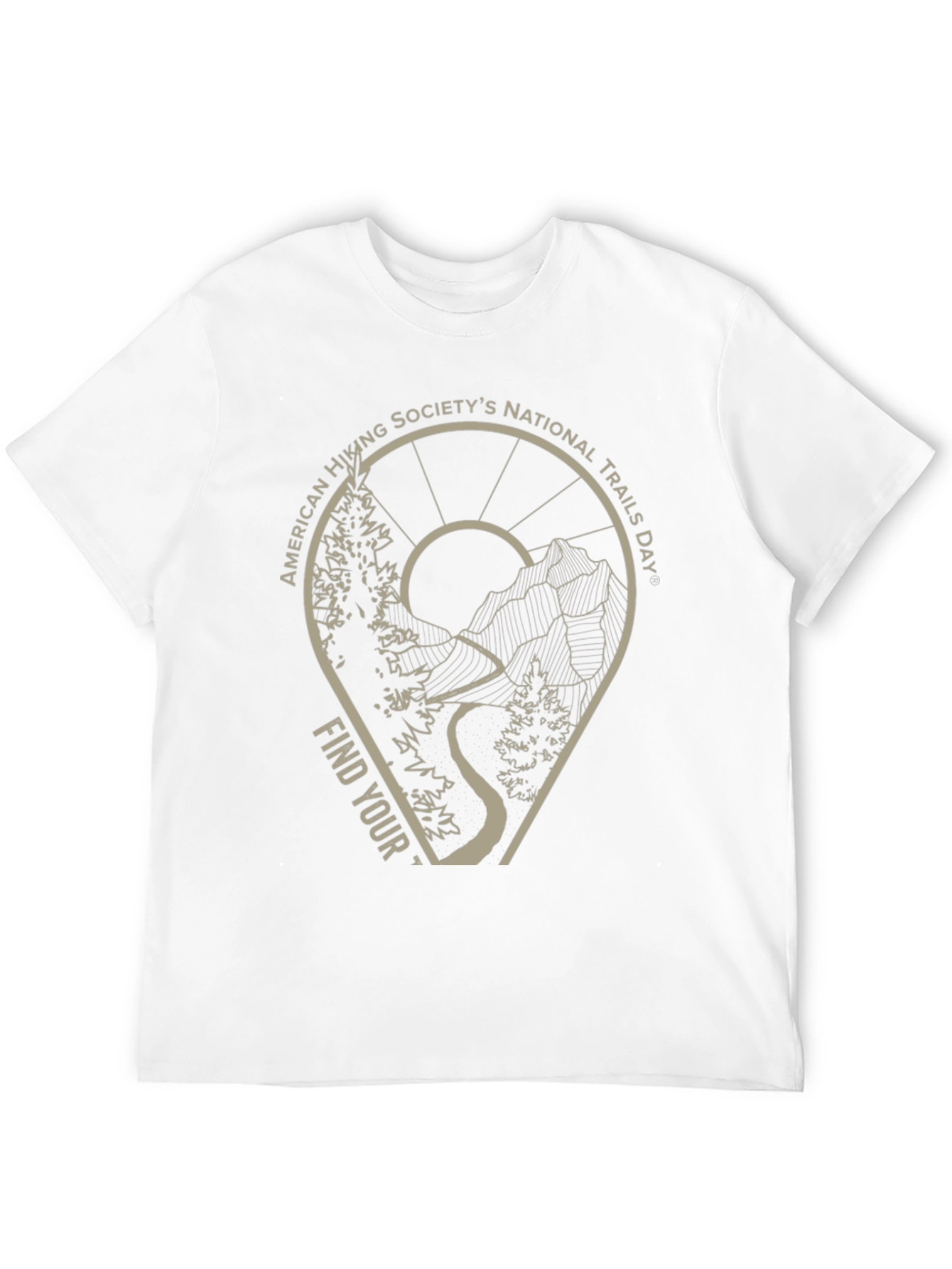 Hiking Trails Day T-Shirt - Find Your Trail