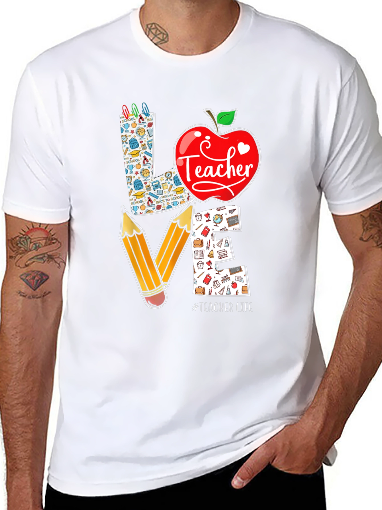 Teacher Love T-Shirt - Back to School Teacher Life