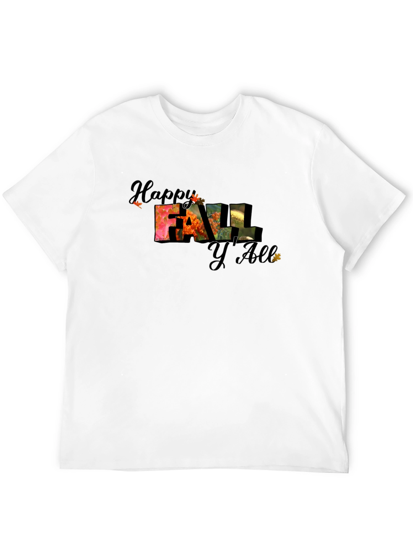 Happy Fall YAll Graphic Tee - Autumn Season