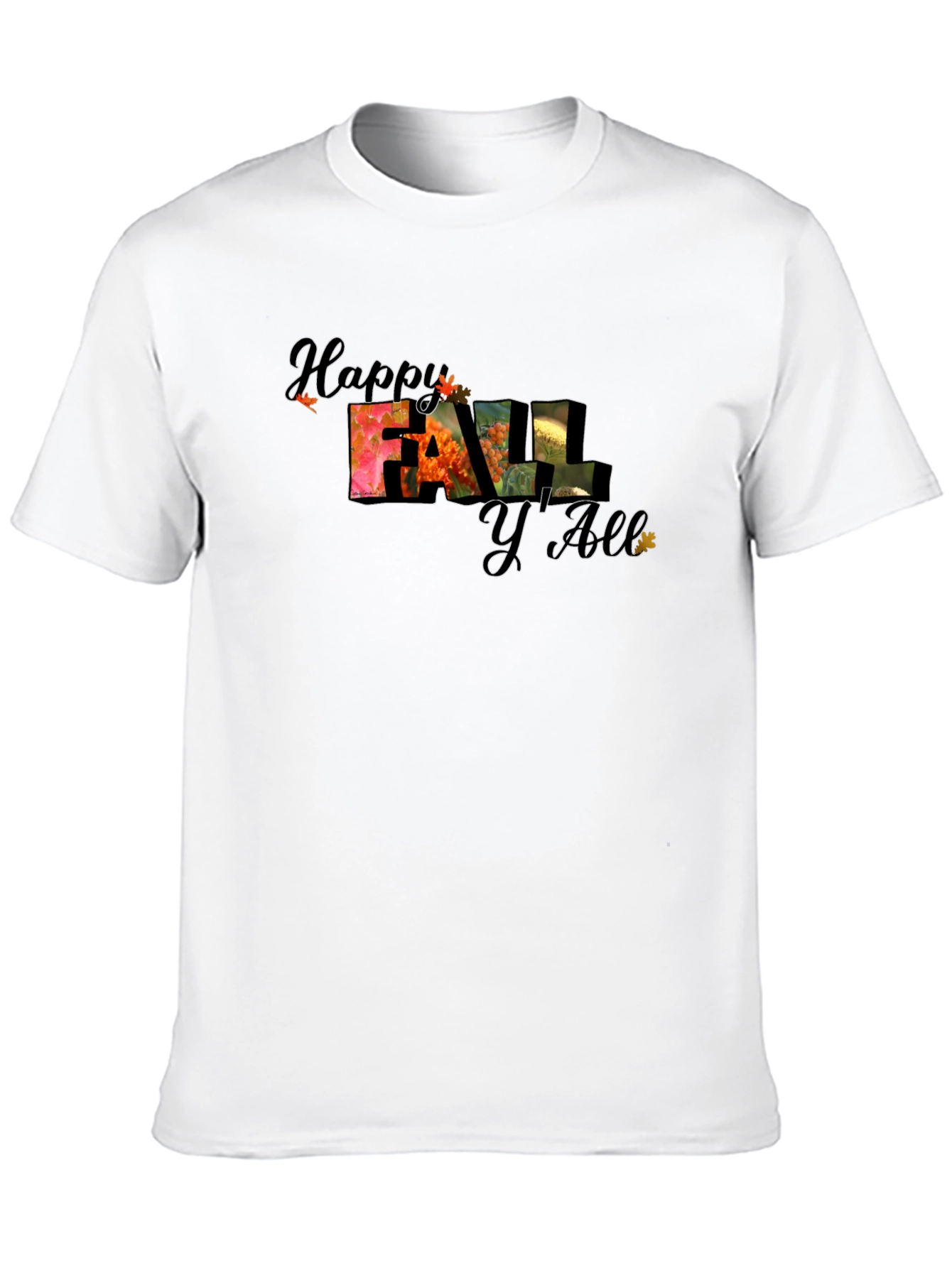 Happy Fall YAll Graphic Tee - Autumn Season