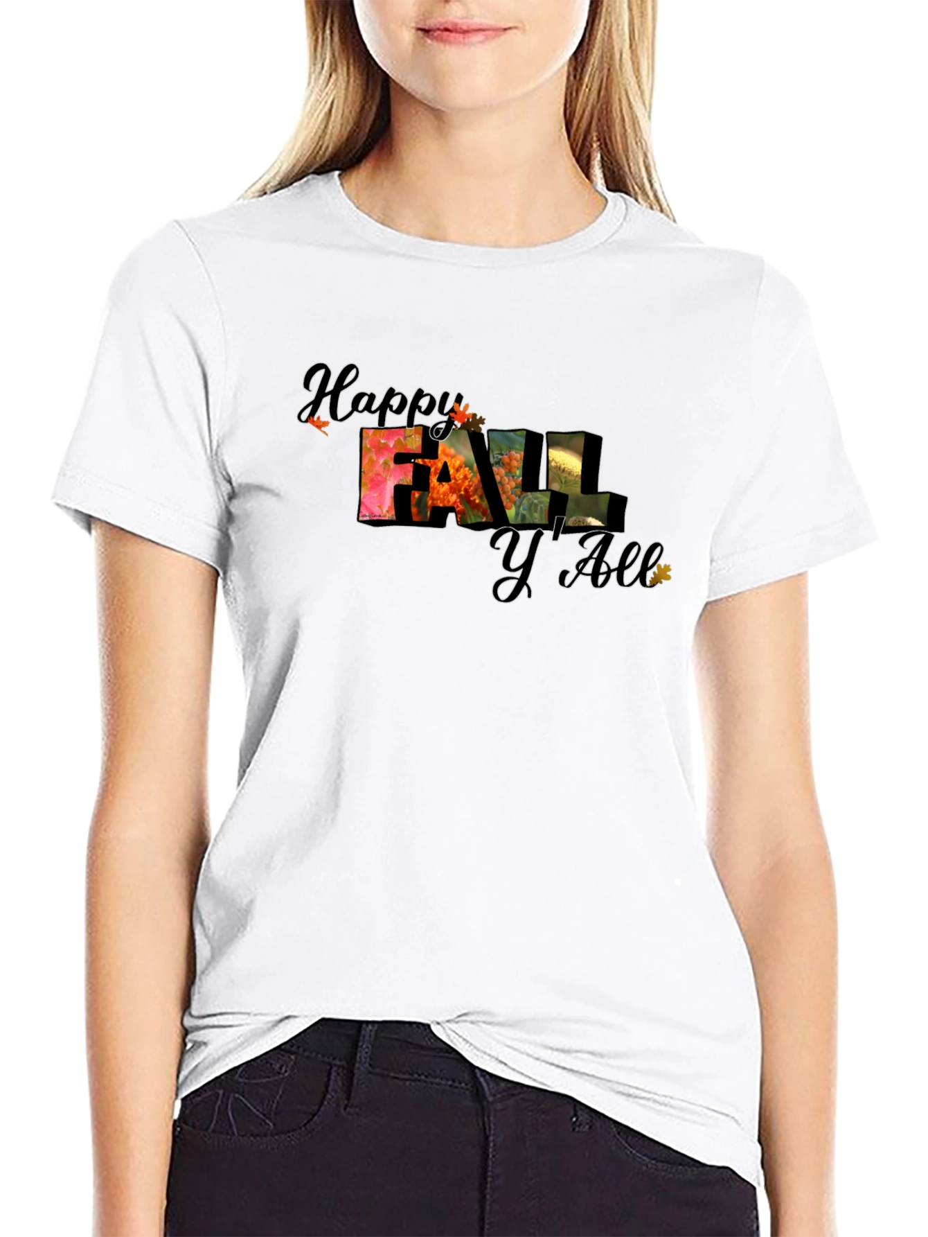 Happy Fall YAll Graphic Tee - Autumn Season