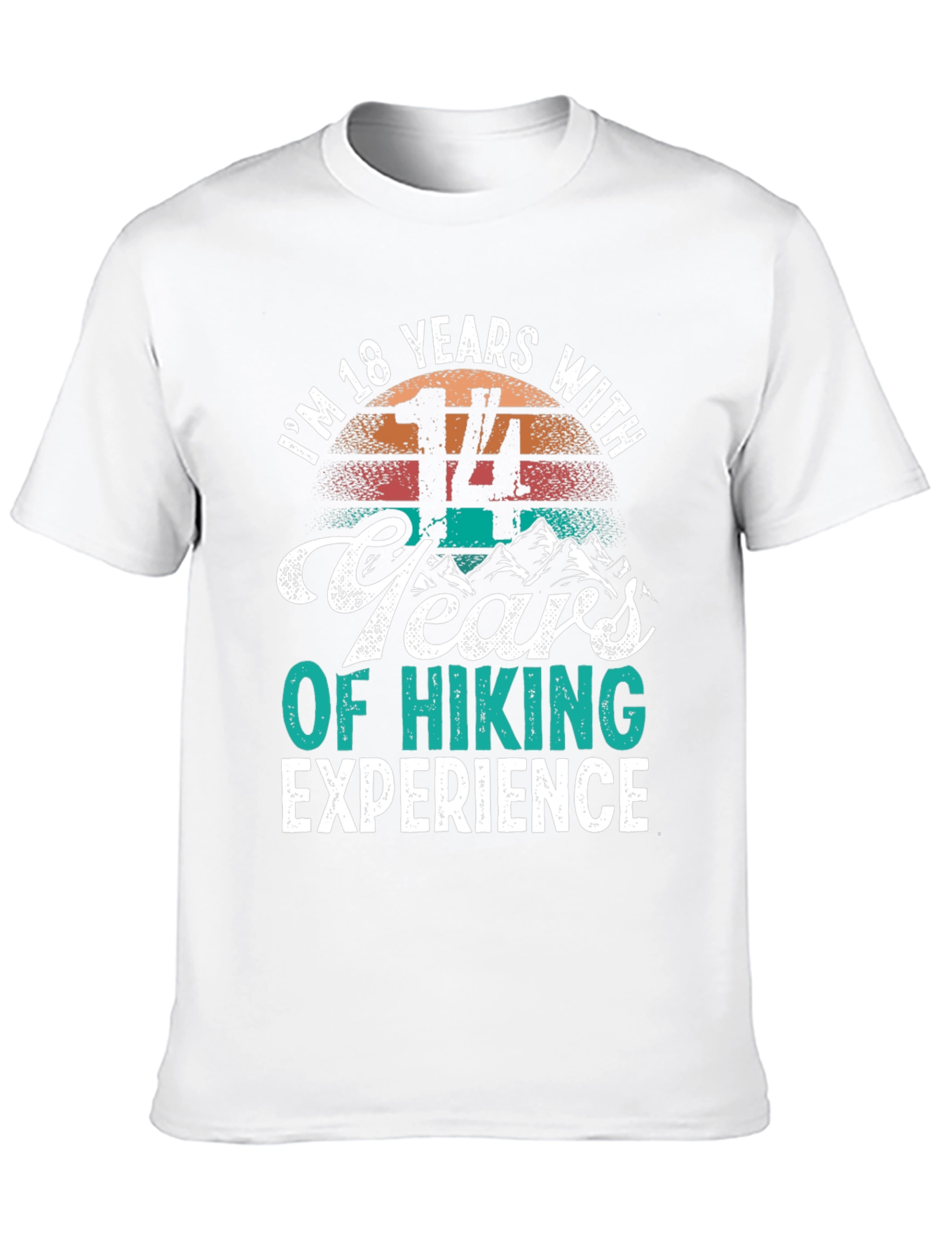 18 Years Old 14 Years Hiking Experience T-Shirt