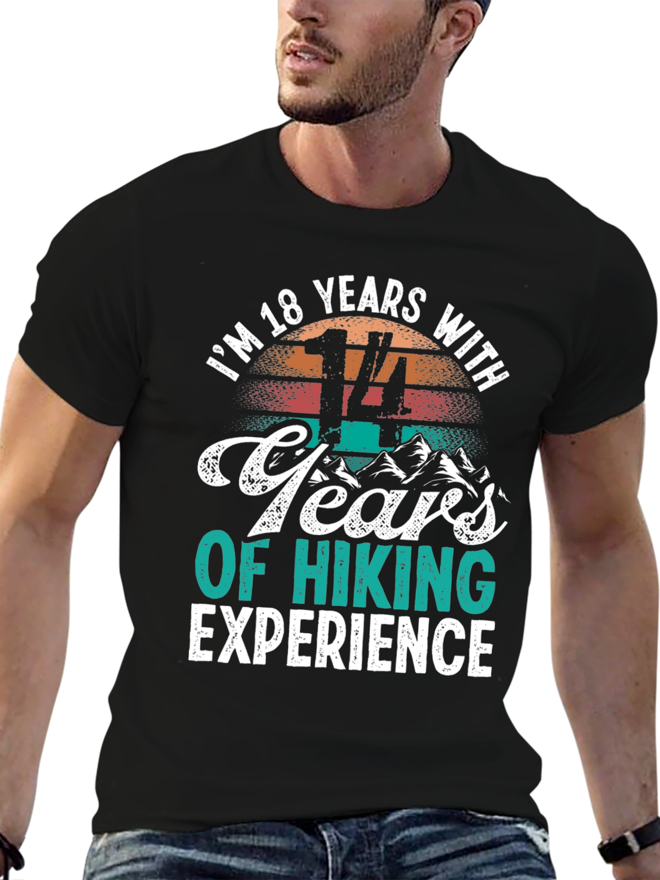 18 Years Old 14 Years Hiking Experience T-Shirt