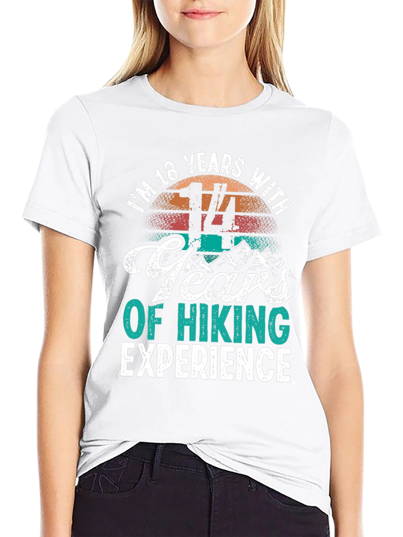 18 Years Old 14 Years Hiking Experience T-Shirt