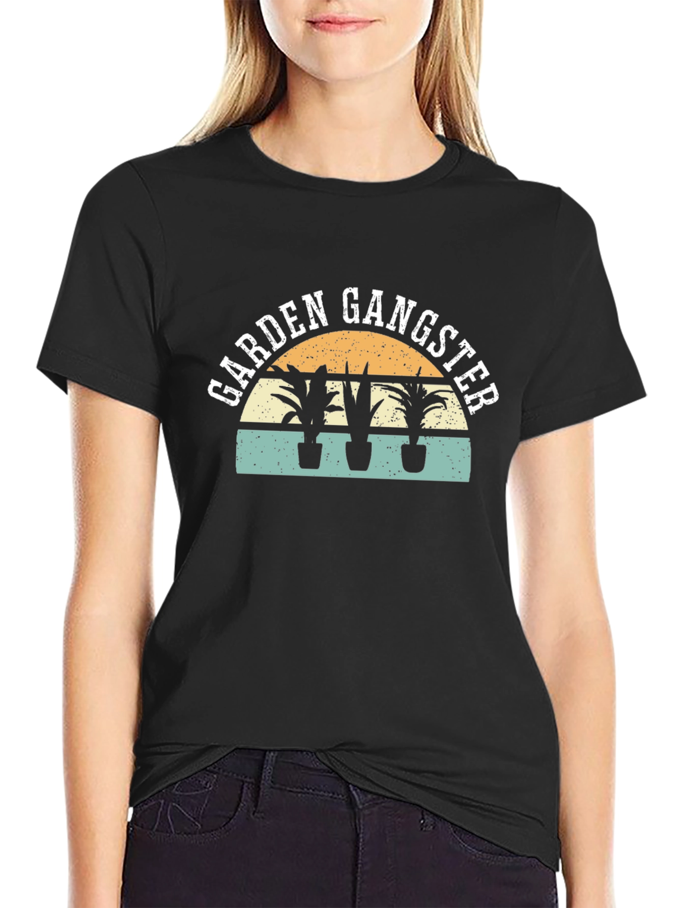Garden Gangster Graphic T-Shirt - Gardening Humor