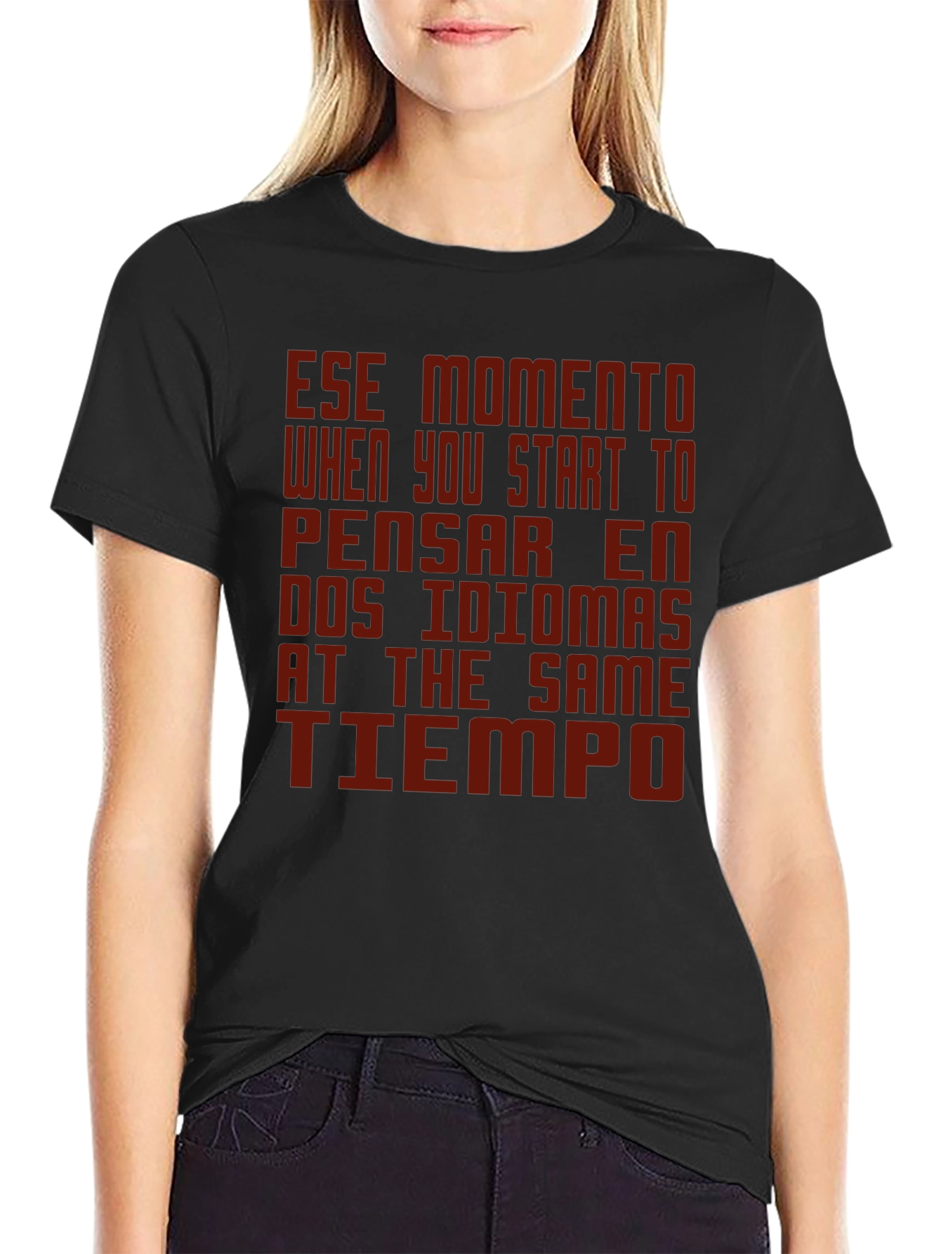 Bilingual Humor Tee - Ese Momento T-Shirt