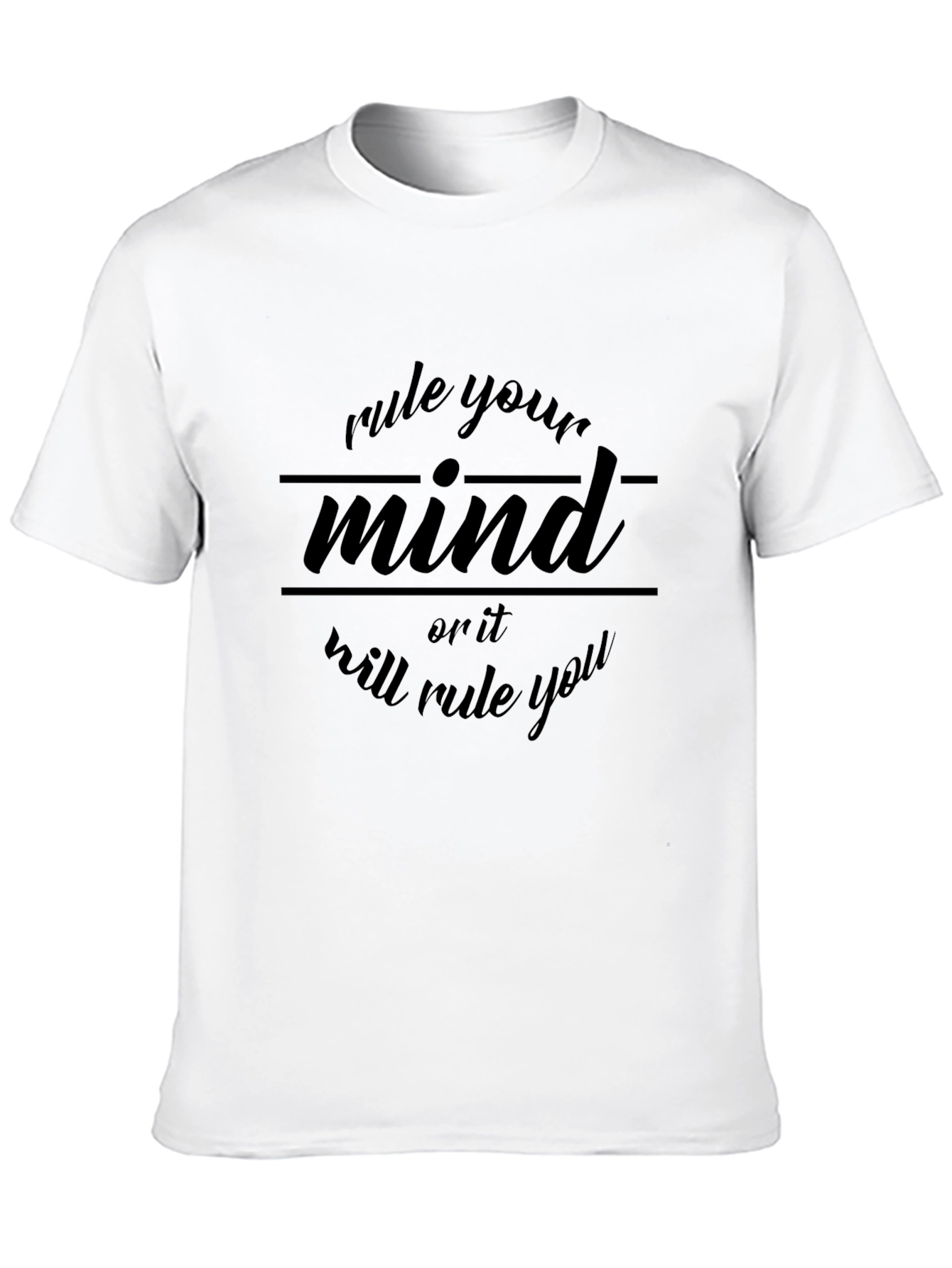 Rule Your Mind Black T-Shirt