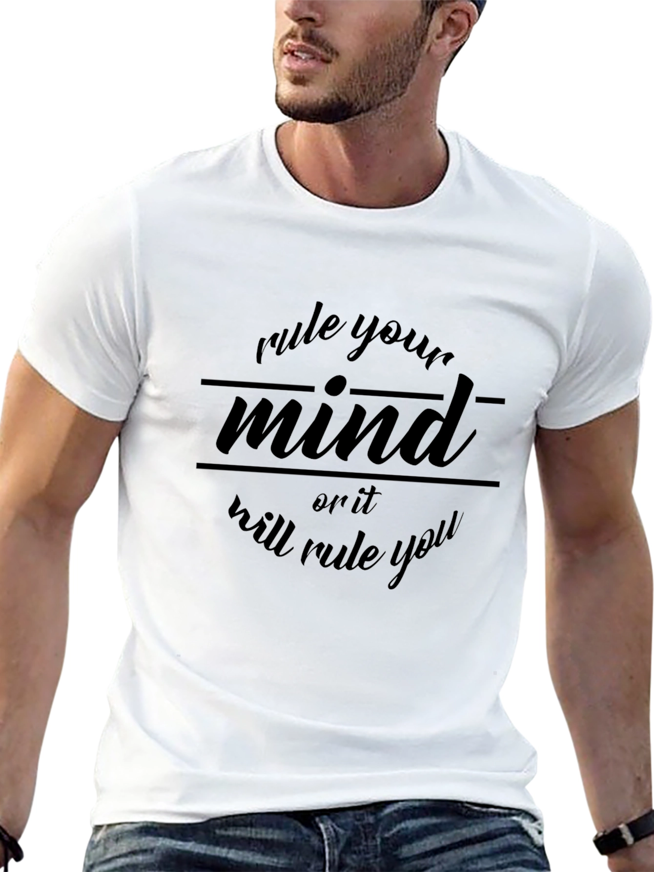 Rule Your Mind Black T-Shirt