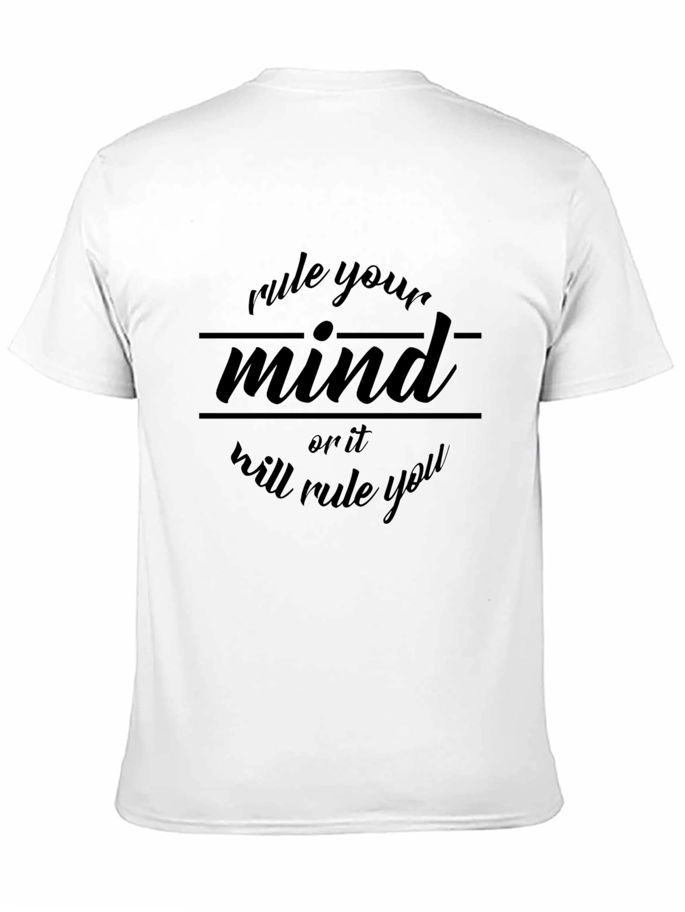 Rule Your Mind Black T-Shirt