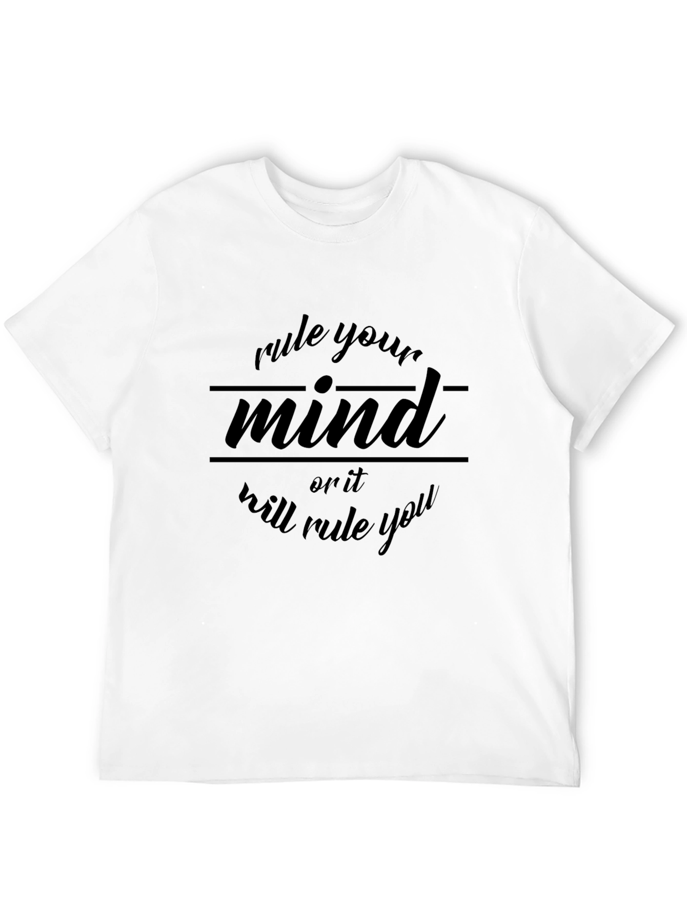 Rule Your Mind Black T-Shirt