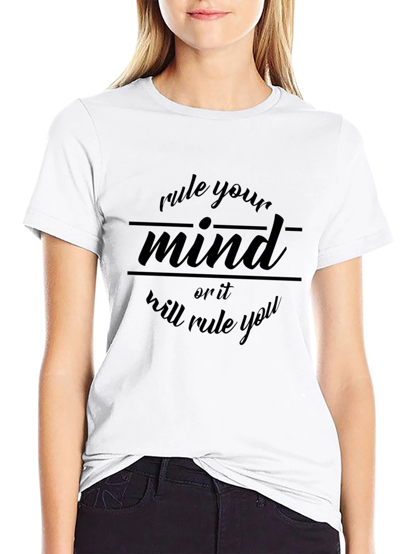 Rule Your Mind Black T-Shirt
