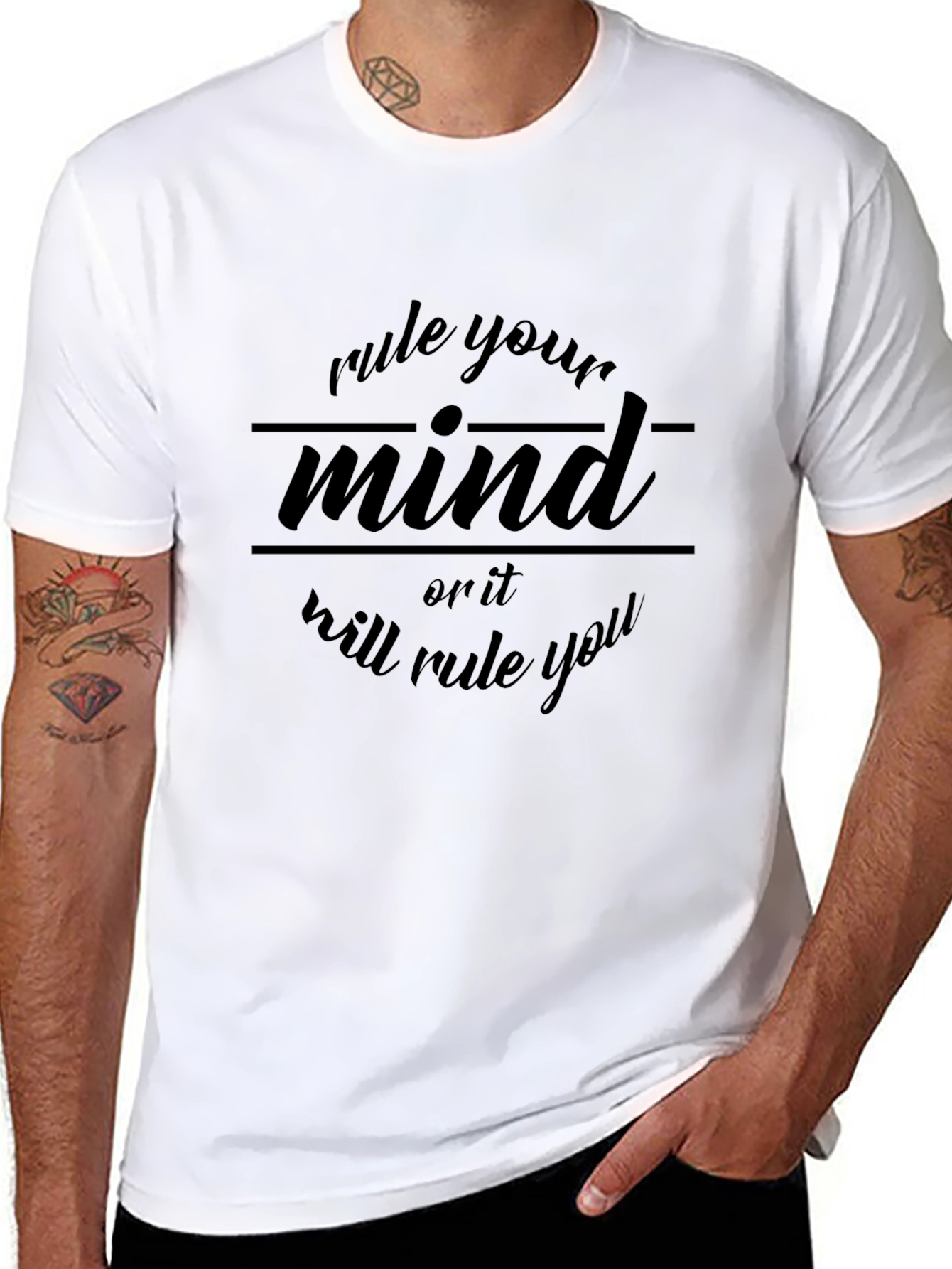 Rule Your Mind Black T-Shirt