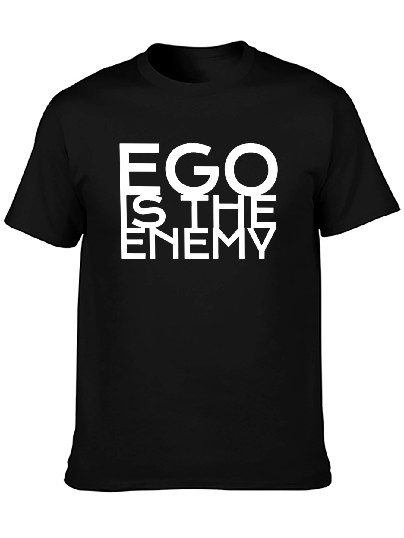 Ego is the Enemy Black T-Shirt