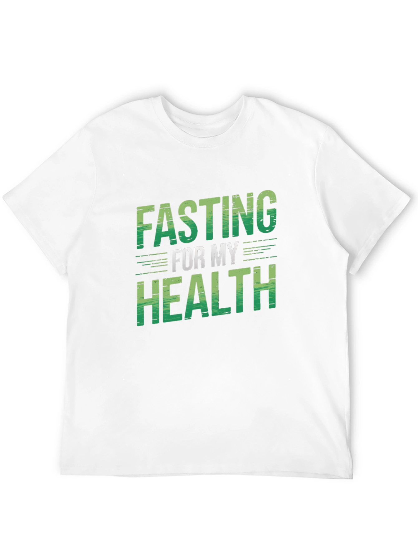Fasting For My Health Black T-Shirt