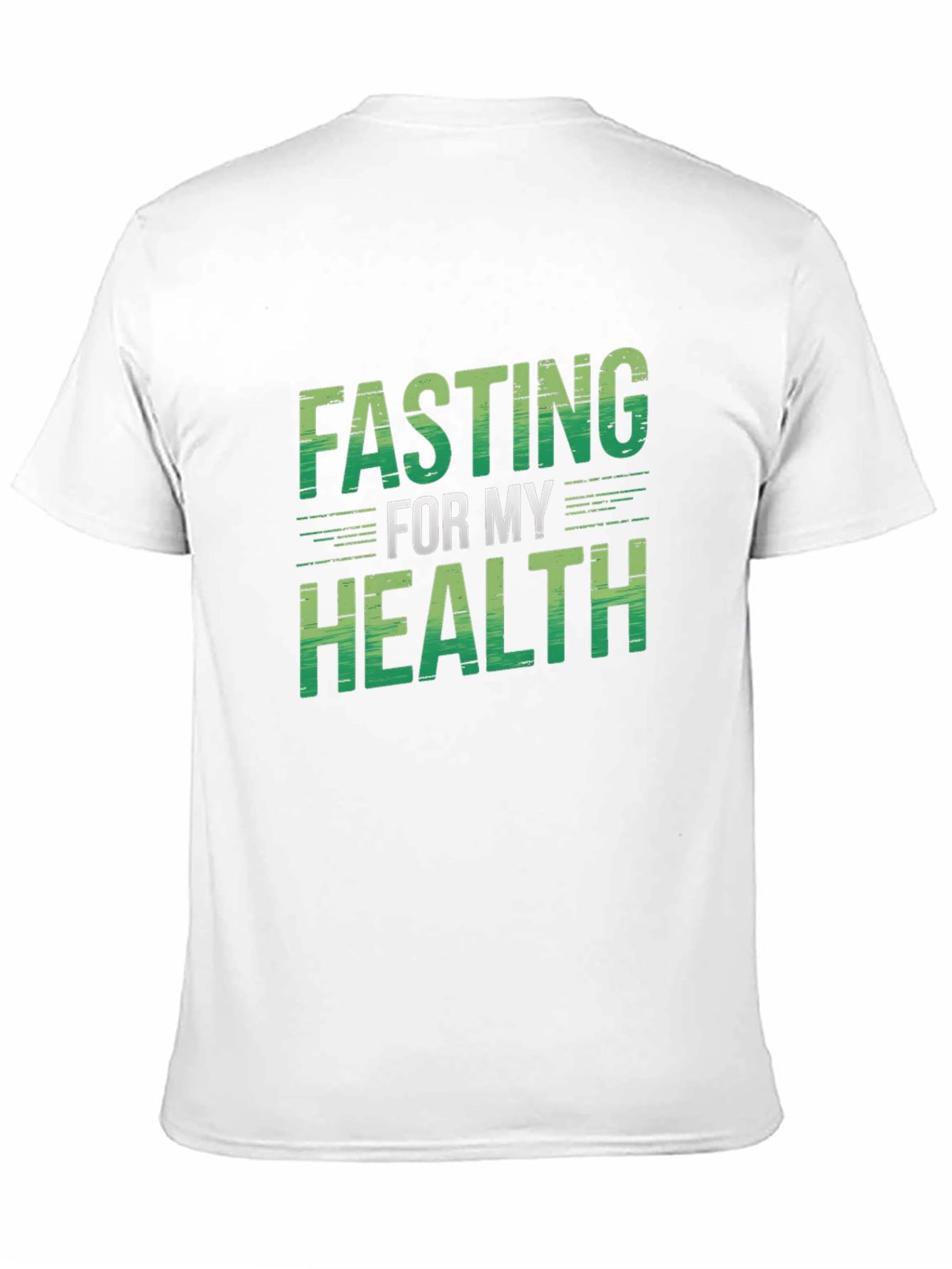 Fasting For My Health Black T-Shirt