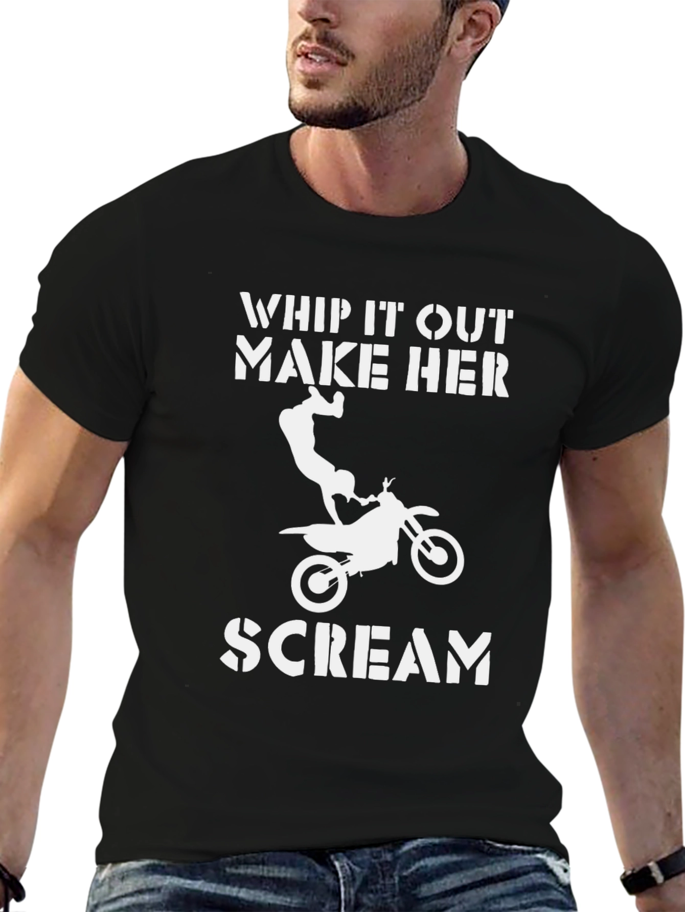 Whip It Out T-Shirt - Stunt Bike Tee