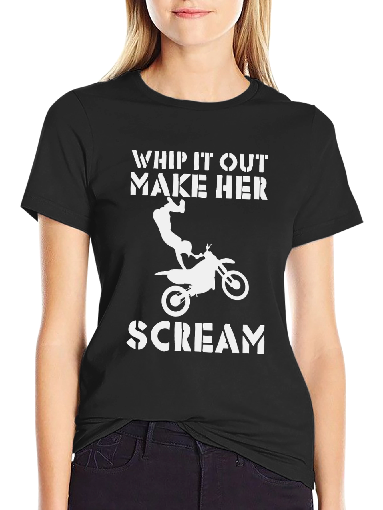 Whip It Out T-Shirt - Stunt Bike Tee