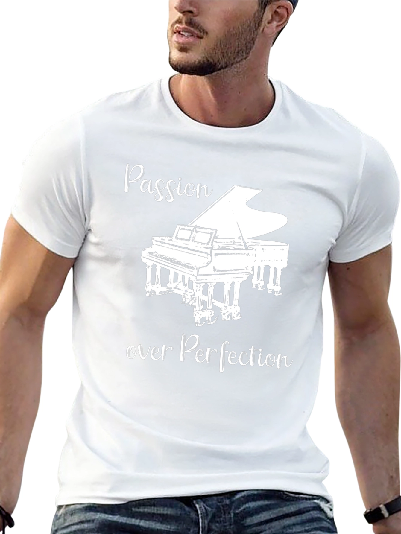 Passion Over Perfection Piano T-Shirt
