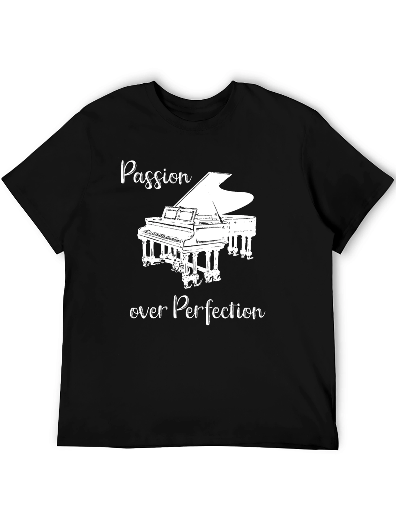Passion Over Perfection Piano T-Shirt