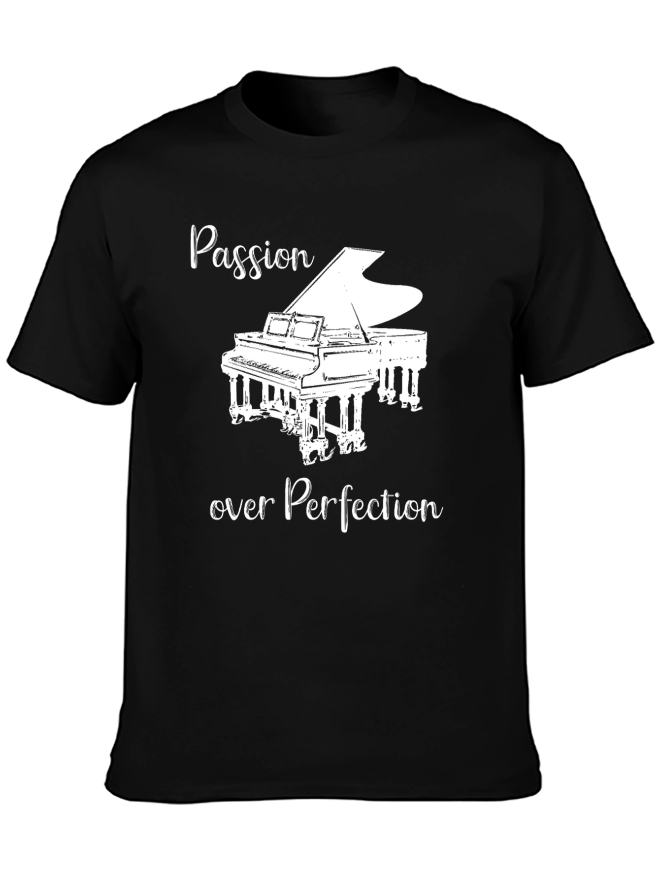 Passion Over Perfection Piano T-Shirt