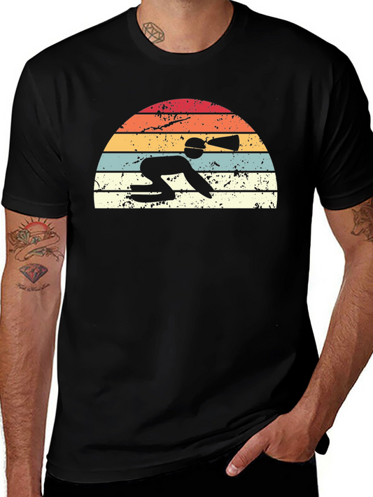 Retro Curling T-Shirt