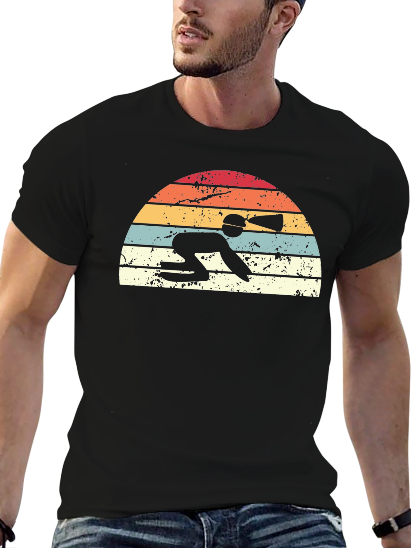 Retro Curling T-Shirt